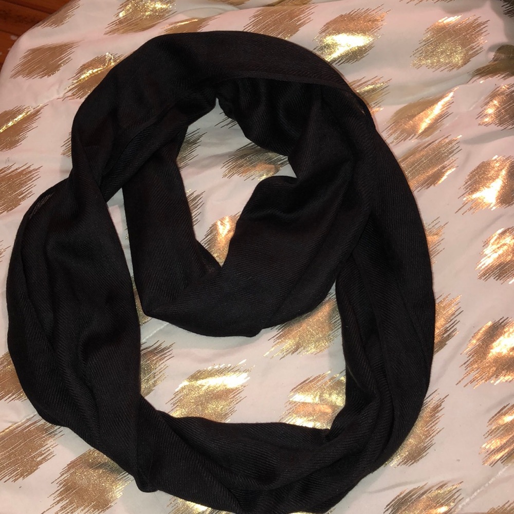 Basic black scarf